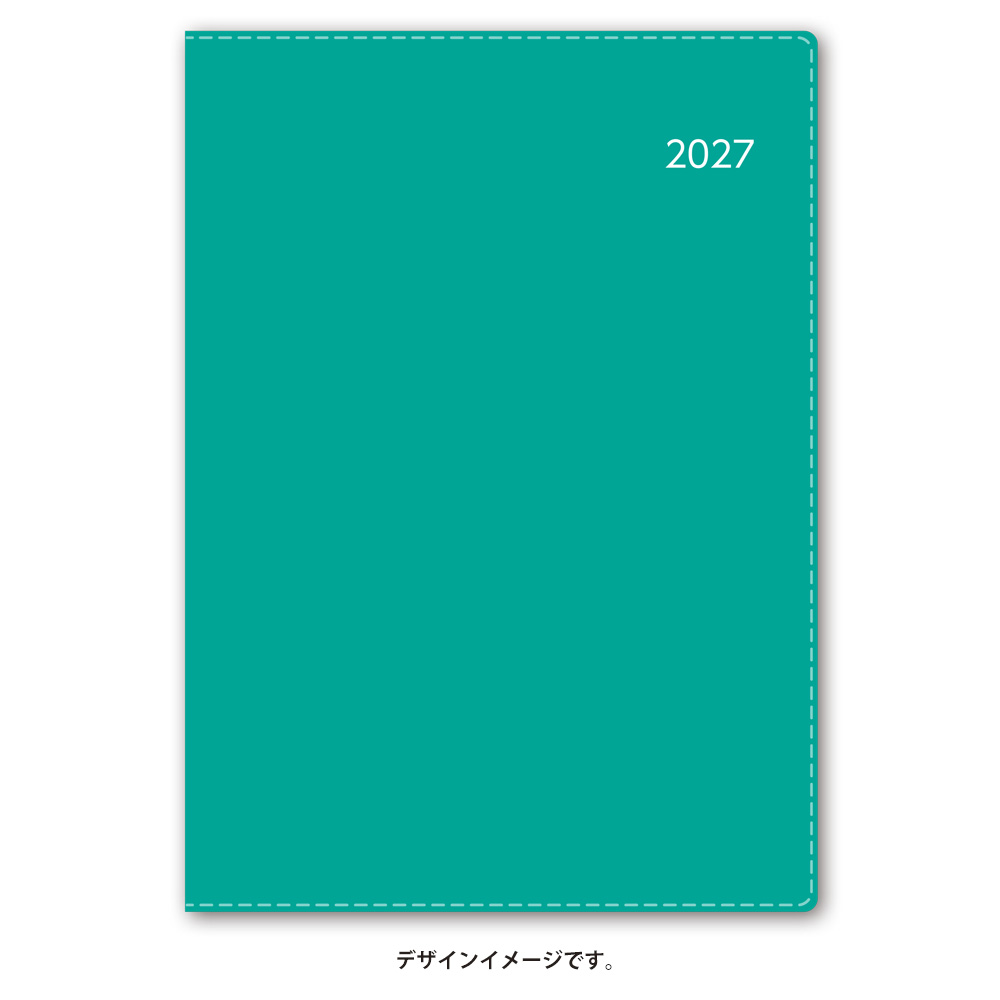 NOLTY ビジネスベーシックダイアリー 2027年1月始まり 6702 ターコイズ
