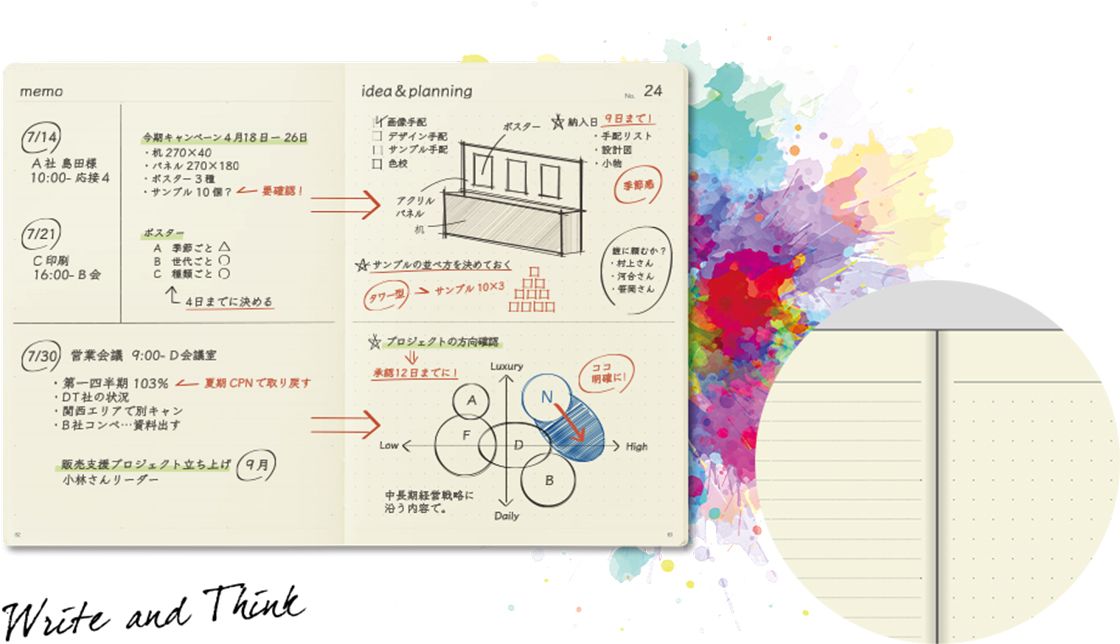 NOLTYノート クリエイティブモデル｜NOLTY®｜能率手帳｜2026年